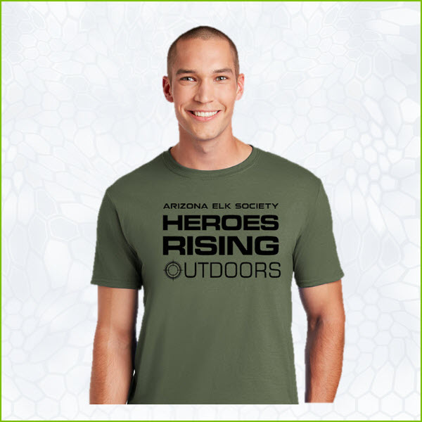 AES HRO Military Green T-Shirt