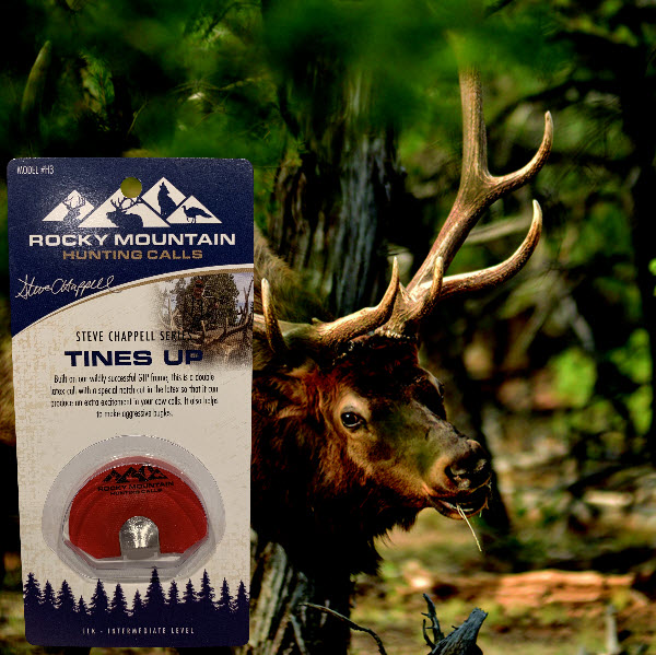 Tines Up Diaphragm Elk Call Red