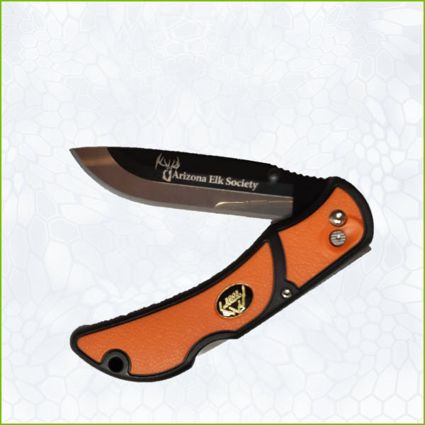 AES Logo Outdoor Edge RazorLite EDC 3.0 Orange Knife