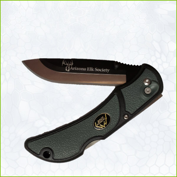 AES Logo Outdoor Edge RazorLite EDC 3.0 Grey Knife